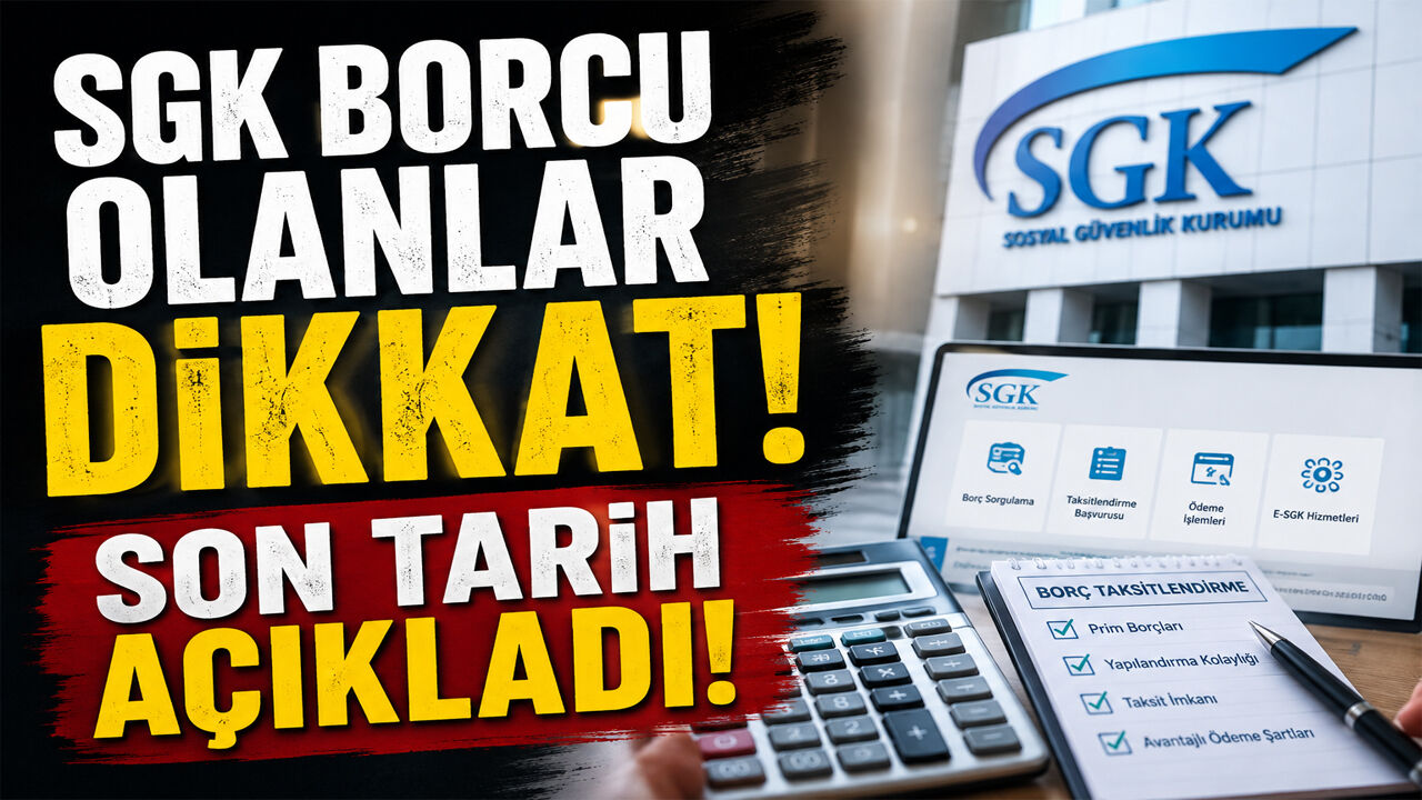 SGK Borcu Olanlar Dikkat