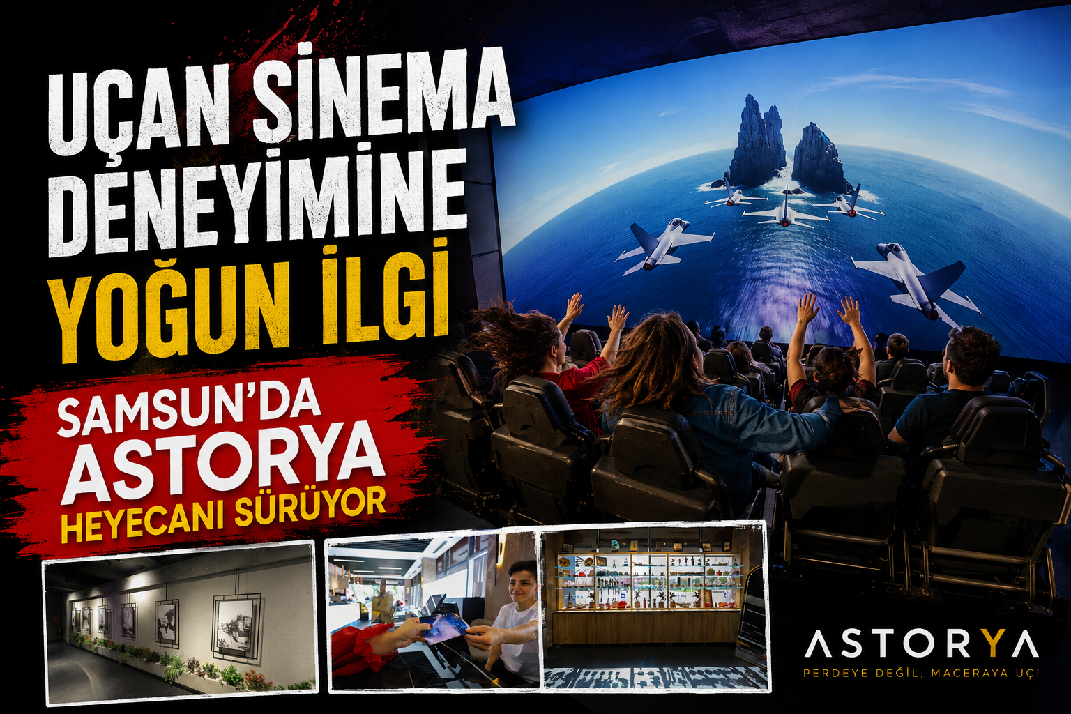 UÇAN SİNEMA DENEYİMİNE YOĞUN İLGİ