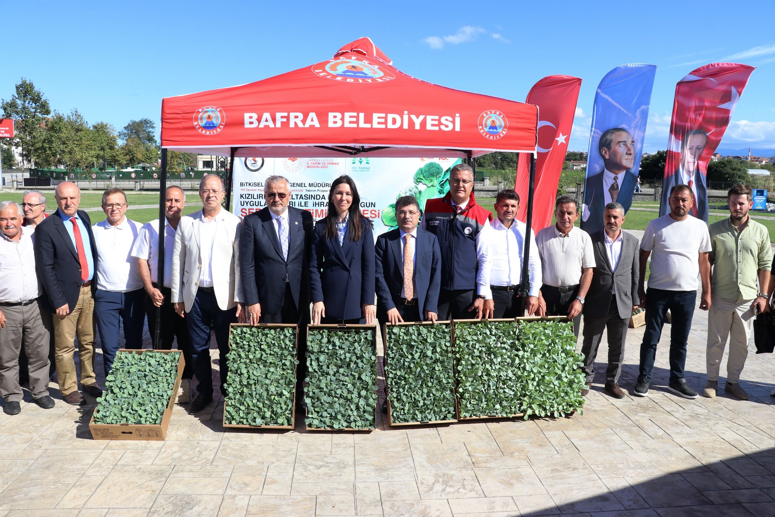 Kızılırmak Deltası’nda Kışlık Sebze Üretimine Fide Desteği